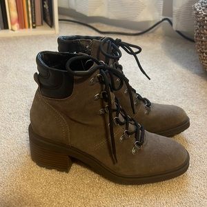 Lucky brand lace up boots